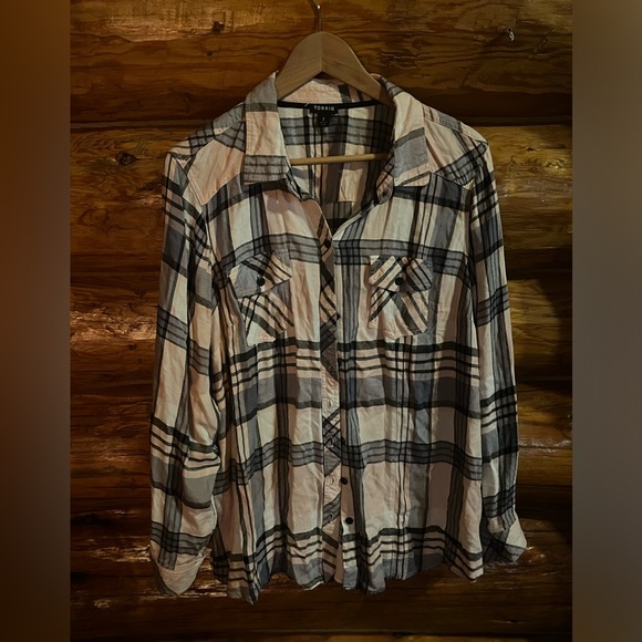 #43 TORRID size 2 pink plaid ( see pics - Picture 1 of 5